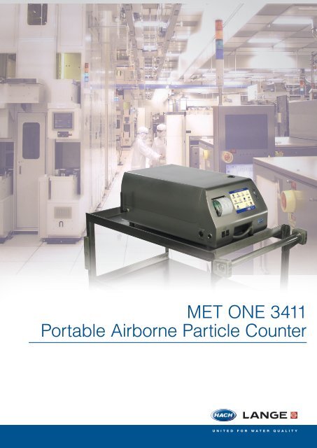 MET ONE 3411 Portable Airborne Particle Counter - Particle Counters