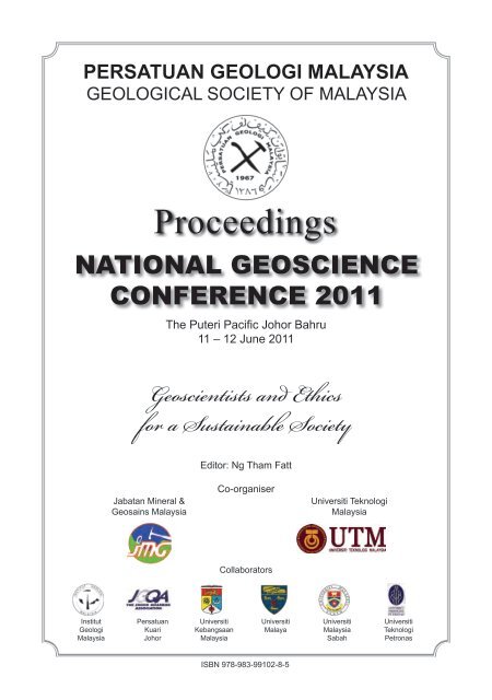 National Geoscience Conference 2011 - Department Of Geology ...