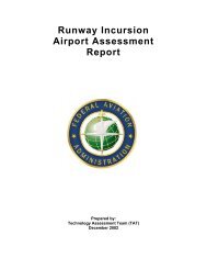 Runway Incursion Airport Assessment Report - Commercial Aviation ...