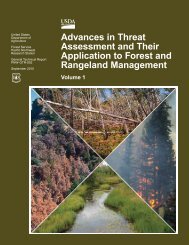 Advances in Threat Assessment and Their Application to Forest and ...