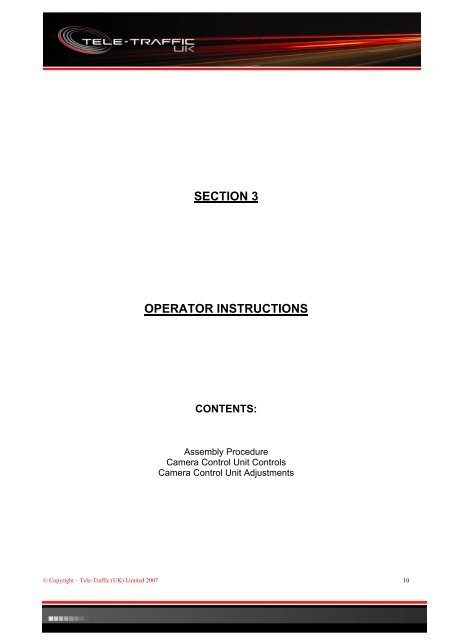 Operations Manual - Tele-Traffic