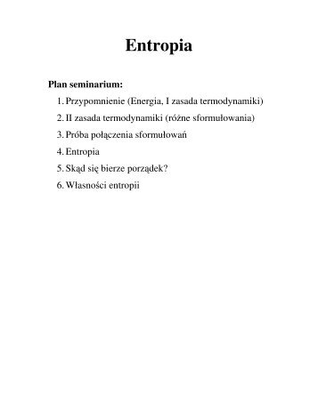 Entropia - IFTiA