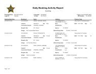 Desk Blotter Report Tulsa County Jail