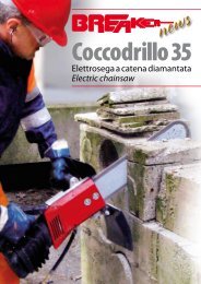 Elettrosega a catena diamantata Electric chainsaw - Breaker