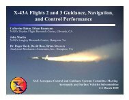 X-43A Flights 2 and 3 GNC Performance - Acgsc.org