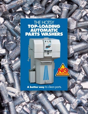 the hotsy top-loading automatic parts washers - ThomasNet