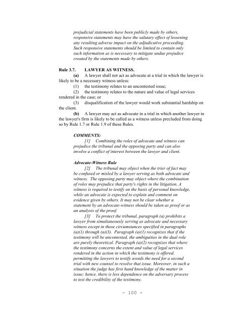 amendments to the Hawaii Rules of Professional Conduct