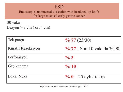 Submukozal Lezyonlarda Endoskopik Tedavi - Prof. Dr. Sadettin ...