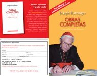 Ratzinger proyecto suscripcio n_Layout 1 - Biblioteca de Autores ...