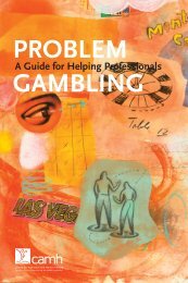 Problem Gambling: A Guide for Helping Professionals