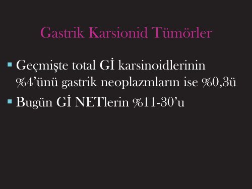 NÃ¶roendokrin TÃ¼mÃ¶rler - Prof. Dr. Sadettin HÃ¼lagÃ¼