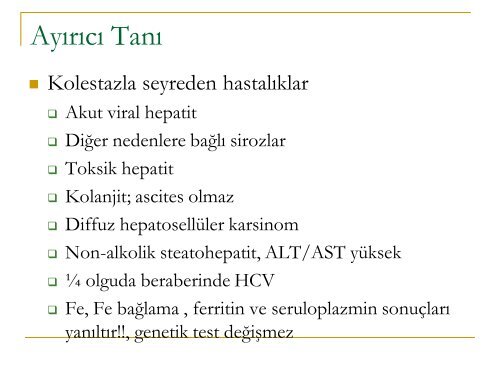 Alkolik KaraciÄer HastalÄ±ÄÄ± - Prof. Dr. Sadettin HÃ¼lagÃ¼