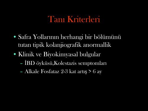 Primer Sklerozan Kolanjit ve Safra YollarÄ± Kanseri - Prof. Dr. Sadettin ...