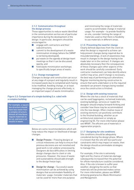 Delivering effective Waste Minimisation - Wrap