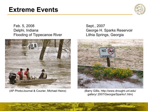 Multivariate Statistical Analysis of Indiana Hydrologic Data