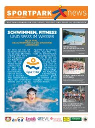 Schwimmen, FitneSS und SpaSS im WaSSer - SPORTPARK ...