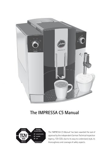 The IMPRESSA C5 Manual - Jura