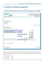 1 Einstieg in das Rechnungswesen 1.1 Welche ... - Sport Stern