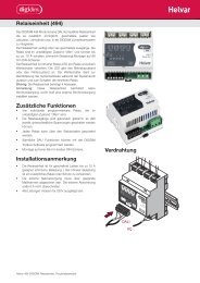 Relaiseinheit (494) Zusätzliche Funktionen ... - Helvar