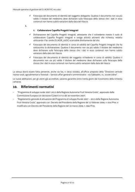 Manuale operativo di gestione del SIAGRI.FVG rev 4