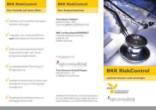 BKK RiskControl - BKK-Landesverband NORDWEST
