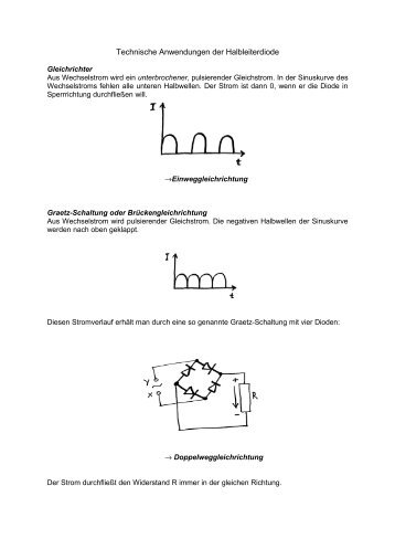 Technische Anwendungen der Halbleiterdiode