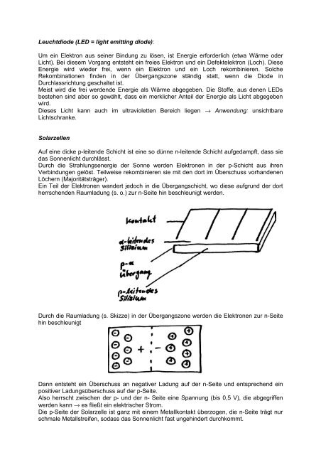 Technische Anwendungen der Halbleiterdiode