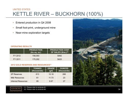 Presentation - Kinross Gold
