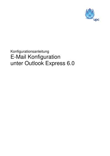 inode E-Mail Konfiguration f-374r Outlook Express 6.0 0109 b2c