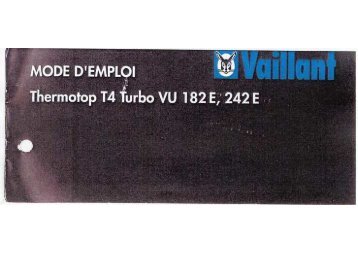 thermotop-t4-turbo-vu-182-242-e-notice-emploi - Vaillant
