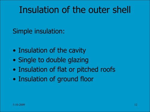 Heat and Moisture: Thermal Bridges