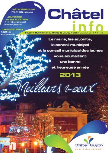 Le maire, les adjoints, le conseil municipal et le ... - Chatel Guyon