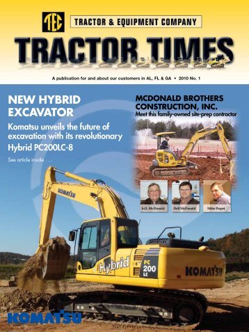 NEW HYBRID EXCAVATOR - TEC Tractor Times