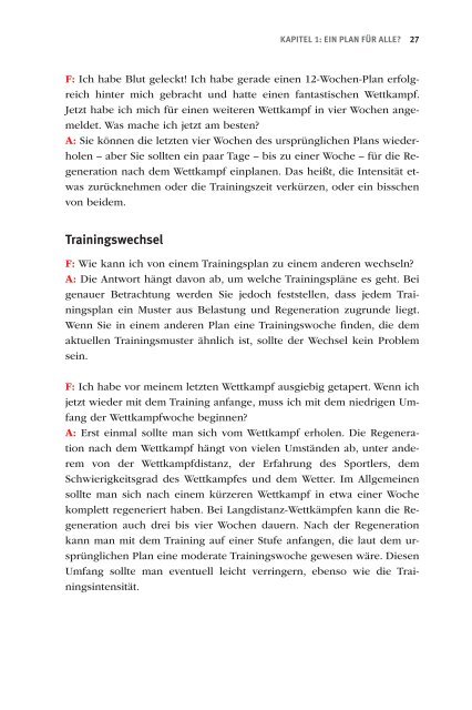 Trainingspläne für Triathleten und andere ... - Sportwelt Verlag