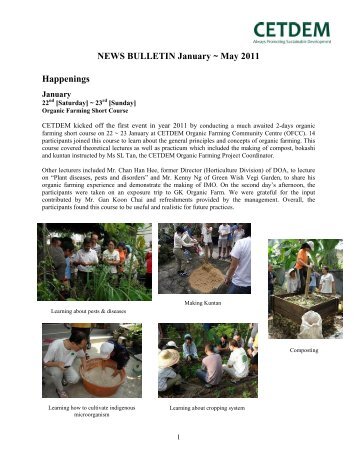 NEWS BULLETIN January ~ May 2011 - cetdem