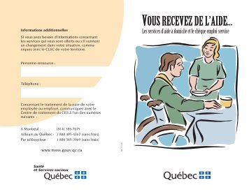 Vous recevez de l'aide... Les services d'aide Ã  domicile et le chÃ¨que ...