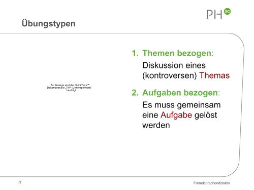 Produktive Fertigkeiten: Sprechen