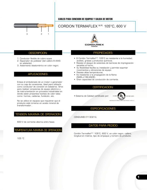 CAT. CONDUCTORES ELECTRICOS - efh chile