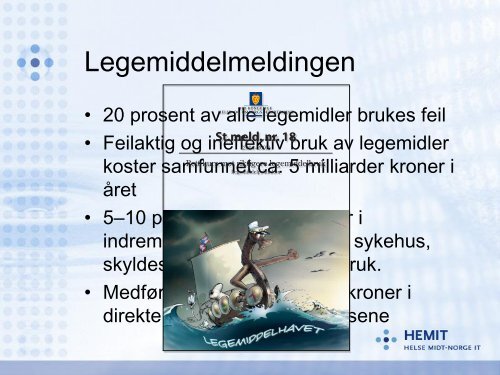 Kurve - medisinering - forordningsprosjektet i Helse Midt-Norge
