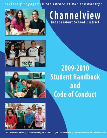 2009-2010 Student Handbook - Channelview Independent School ...