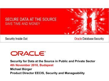 Security for Data at the Source in Public - Oracle