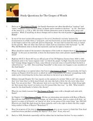 Study Questions for The Grapes of Wrath (pdf)
