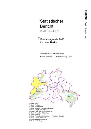 Bundestagswahl 2013 im Land Berlin - Die Landeswahlleiterin für ...