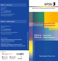 Mobile Sozialpsychiatrische Betreuung Graz MSB Graz Hasnerplatz