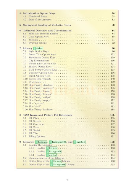 Manual for the tcolorbox package