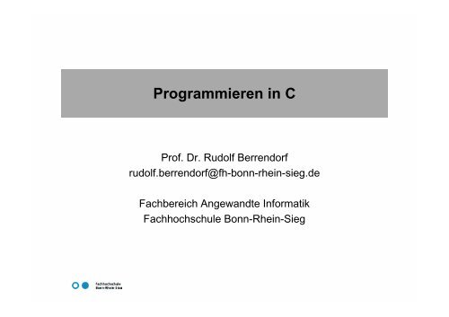 Beispiel - Prof. Dr. Rudolf Berrendorf