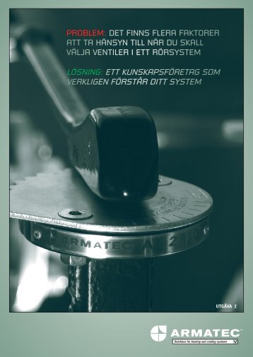 Armatec ventilval folder 2011 utg2 (PDF-dokument, 3,9 MB)