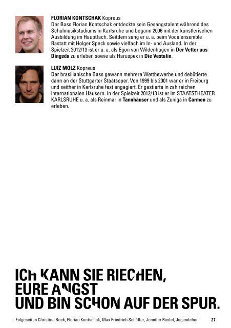 Programmheft - Badisches Staatstheater Karlsruhe