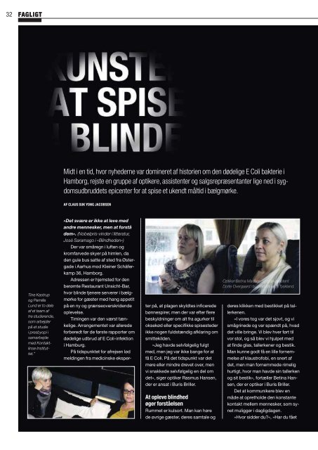 Danmarks Optikerforening November 2011 Nr. 6