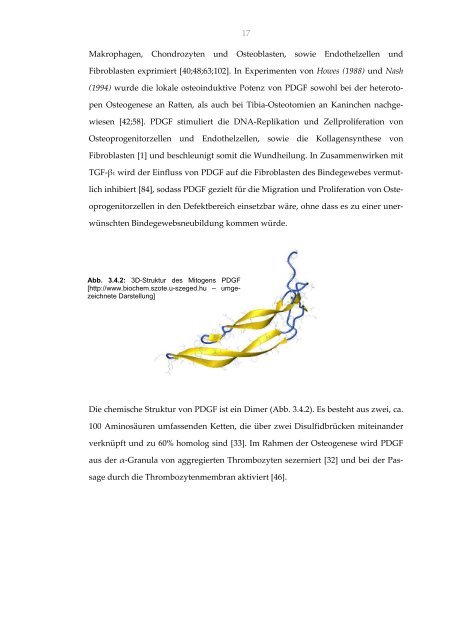 Ossäre Regeneration eines experimentellen critical-size Defektes ...